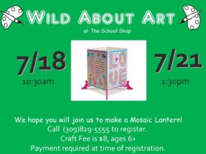 Mosaic Lantern @ The School Shop  | Bloomington | Illinois | United States